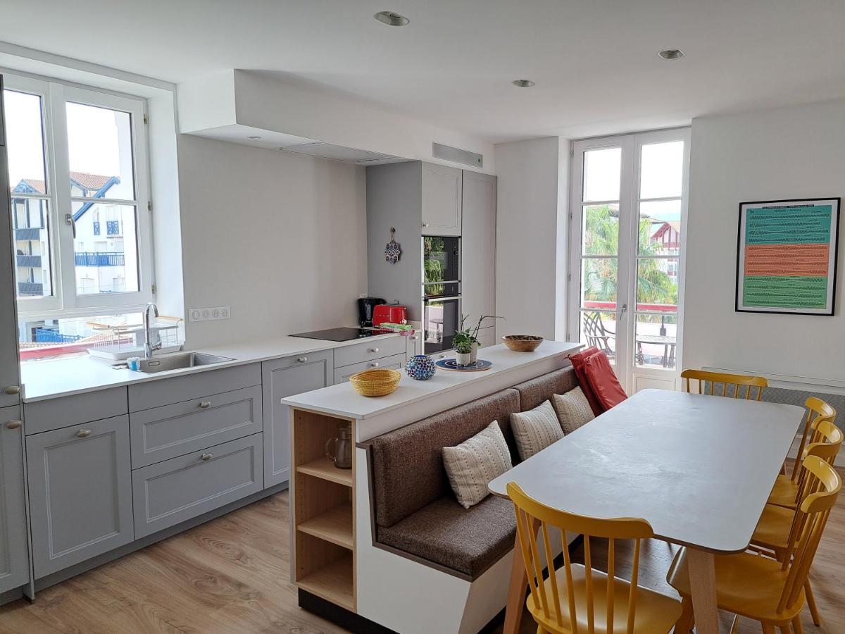 Superbe Appartement T3 Au Centre Plage .Parking อองดาเย ภายนอก รูปภาพ