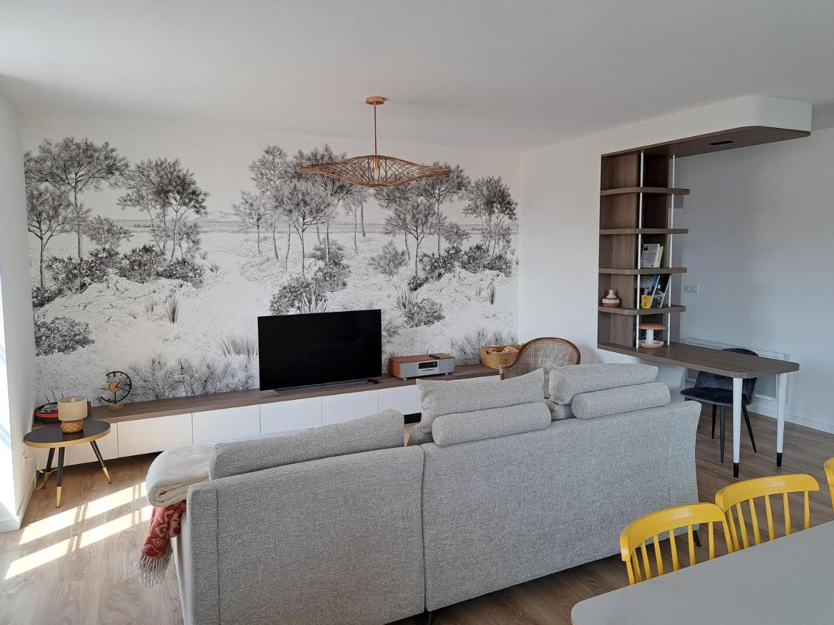 Superbe Appartement T3 Au Centre Plage .Parking อองดาเย ภายนอก รูปภาพ