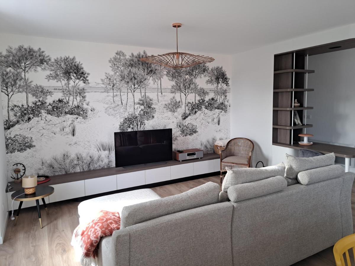 Superbe Appartement T3 Au Centre Plage .Parking อองดาเย ภายนอก รูปภาพ
